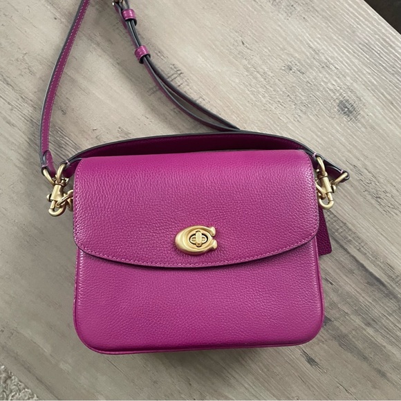 Coach Cassie 19 Crossbody in Deep Plum - Picture 1 of 11